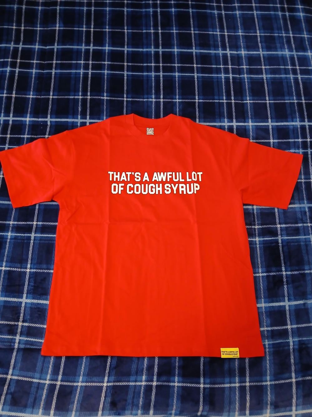 Awful Lot Of Cough Syrup Red Tee